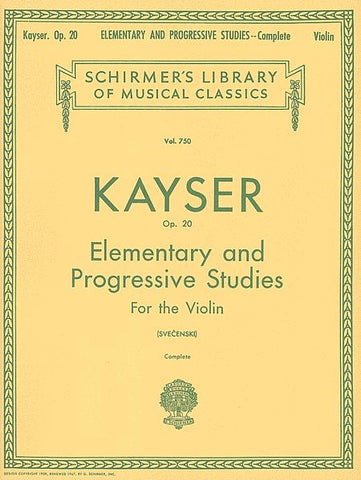 Kayser - Elementary and Progressive Studies, Op. 20 (Complete)