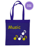 Music Lesson Canvas Tote Bag