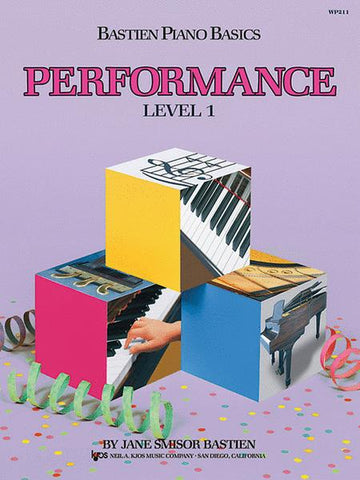 Bastien Piano Basics - Performance Book, Level 1