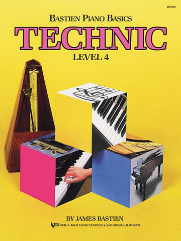 Bastien Piano Basics - Technic Book, Level 4