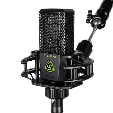 Lewitt LCT 240 Pro Condenser Cardioid Microphone Value Pack, Black LCT240PROBLACKV