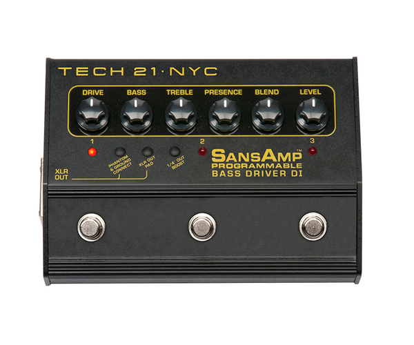 Tech 21 SansAmp Programmable Bass Driver PBDR – Pro Music Store