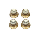 Gibson Aged Top Hat Knobs (4), Gold-Gold PRMK-030