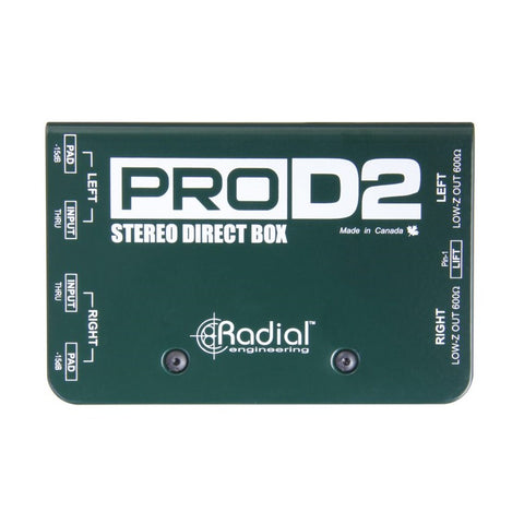 Radial Stereo Passive Direct Box ProD2