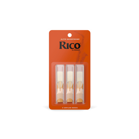 Rico by D'Addario Alto Saxophone Reeds 2.5 - 3 Pack RJA0325