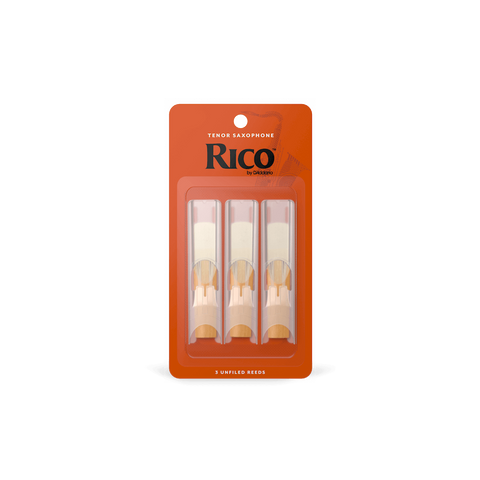 Rico by D'Addario Tenor Saxophone Reeds 2.5 - 3 Pack RKA0325