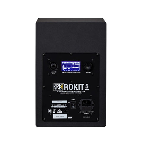 KRK ROKIT 5 G4 5 2-Way Active Studio Monitor (Single, Black)