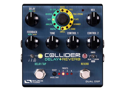 Source Audio Collider Stereo Delay+Reverb SA263