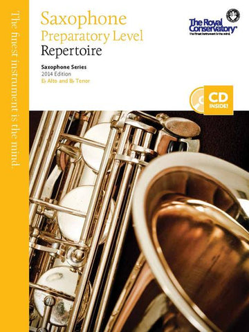 RCM - Saxophone Repertoire Preparatory Level