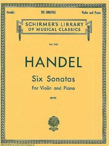 Handel - Six Sonatas for Violin and Piano