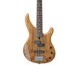 Yamaha 4-String Exotic-Top Wood Bass Guitar, Natural TRBX174EW NT