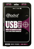 Radial USB Laptop Direct Box USB-Pro