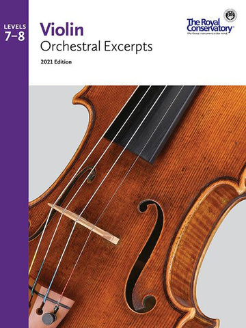 RCM - Violin Orchestral Excerpts Levels 7-8 (2021 Edition)