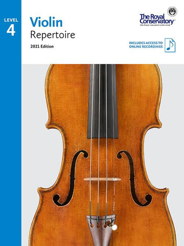 RCM - Violin Repertoire Level 4 (2021 Edition)