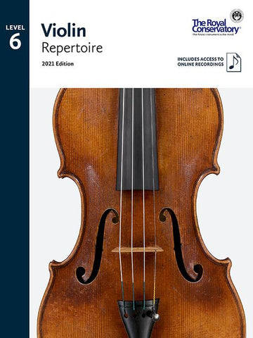 RCM - Violin Repertoire Level 6 (2021 Edition)