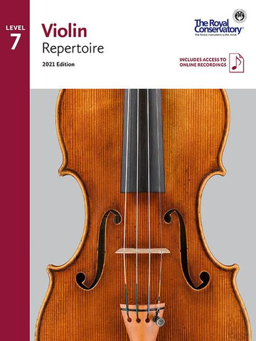 RCM - Violin Repertoire Level 7 (2021 Edition)